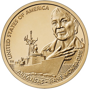 2025 1-dollar - P - Arkansas reverse